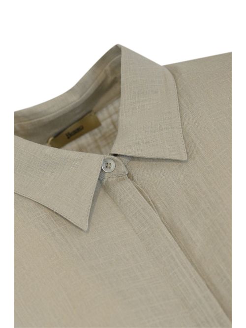 Abito chemisier smanicato in lino Herno | AB000028D 126891985